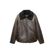 Pull&Bear Prehodna jakna temno rjava