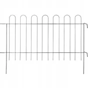 KADAX Vrtna ograja Kovinska ograja Vrtna ograja Palisadni rob 99 x 70 cm, (5000358170)