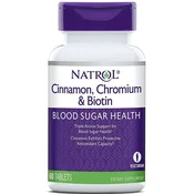 Cimet, krom in biotin - 60 tabs
