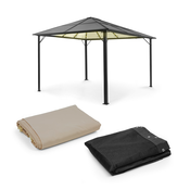 Blumfeldt Pantheon Solid Sky Ambient Solar, paviljon, 3 × 4 m, solarna razsvetljava (PL-SoS-2903)