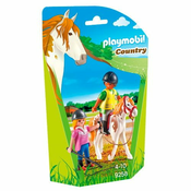 Playmobil učitelj jahanja, Jahalno dvorišče, 5 kosov