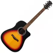 FLIGHT D-175CE SB EL.AKUSTIČNA GITARA SUNBRST