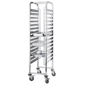 Contacto regalni voziček GastroNorm 1/1, 1730 mm, širina: 375 mm, globina: 550 mm.