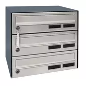 M37 N modularni nabiralnik RAL 7016/Antracit 2. ključi s číslovaním 95 mm