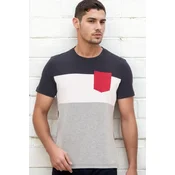 T8592 DEWBERRY MENS T-SHIRT-DARK NAVY BLUE