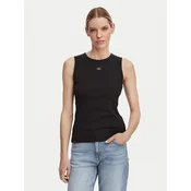 Calvin Klein Jeans Top LV047F246G Črna Slim Fit