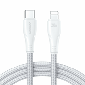 USB-C u Lightning kabel Joyroom Nylon 20W - 3 m - bijeli