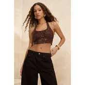 Trendyol Milla Ženska bluza Tprss26Bz00013, Braon