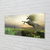 tulup.si Slika na akrilnem steklu Unicorn golf 125x50 cm 4 obešalnika