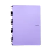 OXYBAG Pastelini A5 60 pljosnat linearni bilježnica sa spiralnim uvezom Lilac