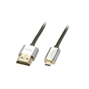 Lindy Cromo Slim HDMI kabel velike brzine, 0,5 m, 41680