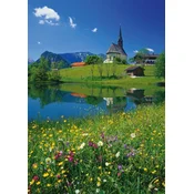 Schmidt - Puzzle Inzell, Einsiedlhof i crkva sv. Nikole - 1 000 dijelova