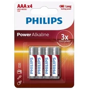 Philips Alkalne baterije Power x4 AAA