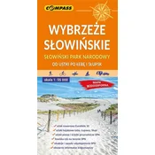 Compass Obala Słowiński 1:55.000. Nacionalni park Słowiński. Laminirana turistična karta. Kompas
