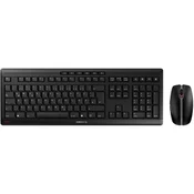 CHERRY Stream Desktop tipkovnica Miš priložen RF bežični QWERTZ Njemački Crno