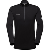 Sportska dukserica Mammut Aenergy ML Half Zip boja: crna, bez uzorka