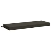 Vidaxl Blazina za klop SOEST 100% poliester Antracit 100 x 40 x 8 cm