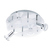 Eglo 75381 - LED RGBW prigušiva spot svetiljka CABO-C 4xGU10/4W/230V + daljinski upravljac