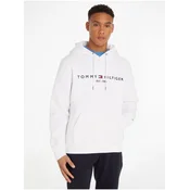 TOMMY HILFIGER Majica  mornarska / rdeča / bela