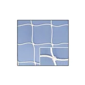Mreža za gole, debelina vlaken 3 mm, velikost luknje 12 cm, 3x2 m S-SPORT BELA