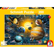 Otroška sestavljanka puzzle 200-delni Schmidt Planeti