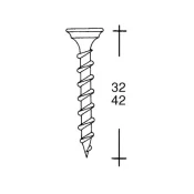 Knauf vijak TN 4.0x35mm, 100 kosov