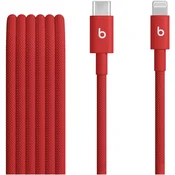 BEATS USB-C/Light. Tkani kabel 1,5 m rdeč