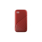 WESTERN DIGITAL SSD 500GB My Passport Portable crveni