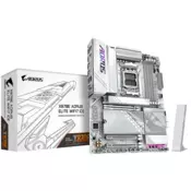 GIGABYTE X870E AORUS ELITE WIFI7 ICE AM5 ATX osnovna plošča - AMD X870E, 4xDDR5, 4xM.2, 4xSATA, 2.5Gb LAN, WiFi 7, BT, 1xHDMI, 2xUSB4 Type-C - X870E A ELITE WF7 ICE