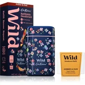 Wild & Cath Kidston Amber & Oud Refillable Deodorant Deo stick, 40 g
