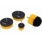 Extol Craft Komplet ščetk za čiščenje svedrov, 4-delni, vpenjalo 1/4 x 25 mm - 904000