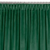 Curtain VILA color bottle green style classic dragon tape transparent 5 cm velvet 400x225 HOMEDE