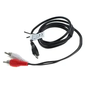 Adapter audio iz MicroUSB na 2 x RCA priključek