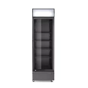 Enovratni hladilnik z osvetljenim panelom, Arktic, 254 L, črn, 230 V/250 W, 605x578x(V)1980 mm