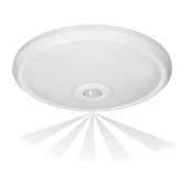 ZONDA LED 12W, stropna svetilka s senzorjem gibanja, 800lm, IP20, 4000K, opal polikarbonat, bela