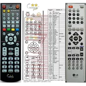 General LG 6710CDAL01A - daljinski upravljalnik podvojen