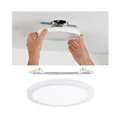Paulmann Cover it LED vgradna plošča 4.000 K 33 cm - Dnevna soba/jedilnica - bela - Plastika