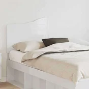 Vidaxl Vzglavje z vzglavjem Svetlo Belo 150 cm Konstruiran les