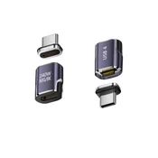 INF Magnetni USB-C adapter z eMarker, 240W PD, 80Gbps, 8K, USB4 Purple, (5000276861)
