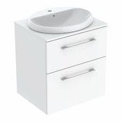 502.868.00.1 Geberit Selnova Square 59 x 50 cm umivalnik z omarico