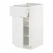 METOD / MAXIMERA Podni element s fiokom/vratima, bela/Stensund bela, 40x60 cm