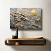 Wallity Dekorativna slika na kaljenom staklu, 50x70cm, Šarena