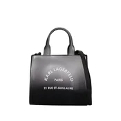 Karl Lagerfeld Ročna torbica Karl Lagerfeld Cabas Carré Mini Dégradé Noir črna