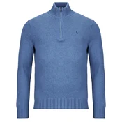 Polo Ralph Lauren PULL DEMI ZIP EN COTON Modra