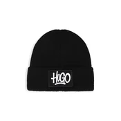 HUGO beanie kapa otroška z bombažem