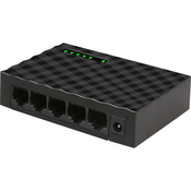 iggual GES5000 Neupravljano Gigabit Ethernet (10/100/1000) Crno
