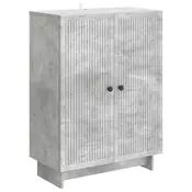 Kreveta Betonska siva 66 x 34,5 x 90 cm Konstruirano drvo