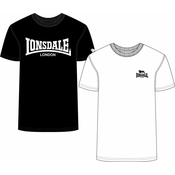 Lonsdale Mens t-shirt regular fit double pack