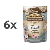 Carnilove Cat WMM Adult - postrv & slamnik, 85 g 6 x 85 g