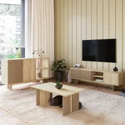 Hanah Home set nameštaja za dnevnu sobu Ravello, topli hrast / hrast Sapphire